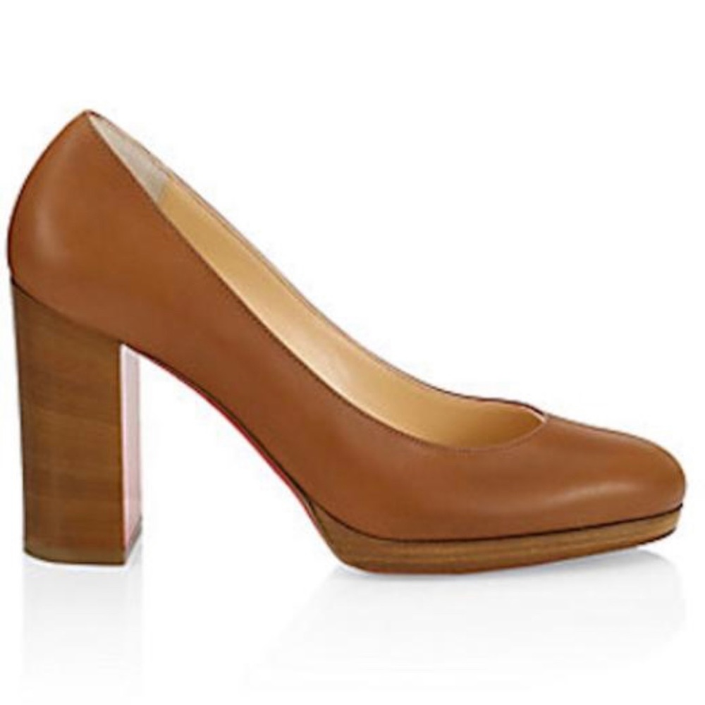 Christian Louboutin Brown Kabetts size 36 - Picture 2 of 6
